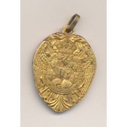 Médaille - Royaume de Serbie - Journée Serbe - Pierre I et Alexandre  - 1916 - cuivre jaune - TTB+ 2