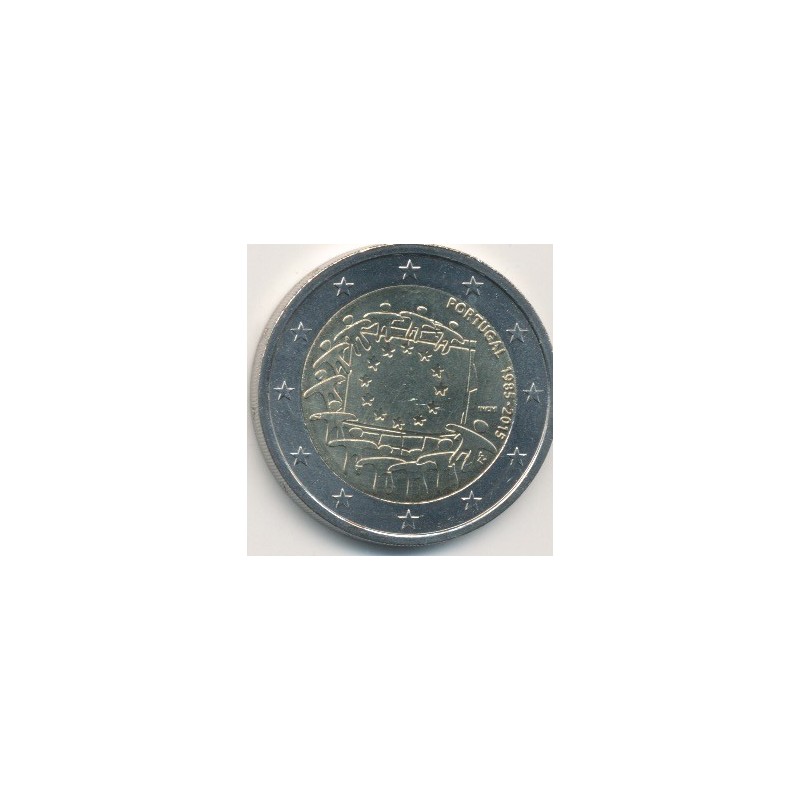2€ Portugal 2015 - 30 drapeau européen