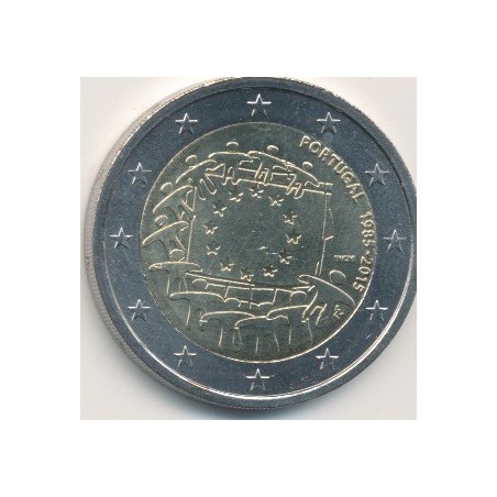 2€ Portugal 2015 - 30 drapeau européen