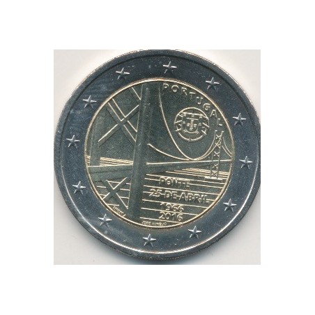 2€ Portugal 2016 - 50e anniversaire pont du 25 avril