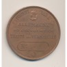 Médaille - Fourni par l'Allemagne en exécution du traite de Versailles - cuivre - uniface - 51mm - TTB+