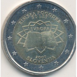 2€ Slovénie 2007 - Traité de Rome