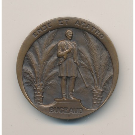 Médaille - Union nationale des Officiers de réserves - 25 et 29 mai 1930 - Congrès d'Alger - bronze - arthus bertrand - 36mm - T