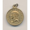 Médaille - Pierre Jean de Béranger - 1780/1857 - laiton - 23mm - TTB+