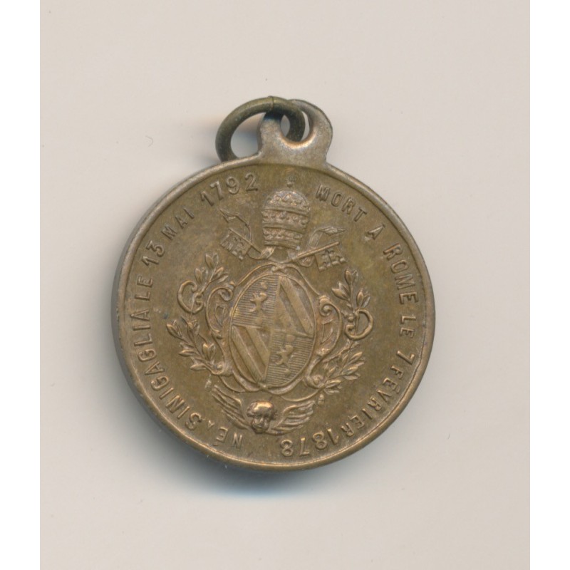 Médaille - Pius IX élu Pape 16 juin 1846 - cuivre - 23mm