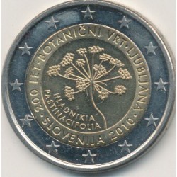 2€ Slovénie 2010 - 200e anniversaire jardin botanique Ljubljana