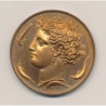 Médaille - Société des Sciences,des lettres et des arts - Seine et Oise - 1834 - par Alphée Dubois - cuivre - 37mm - SUP