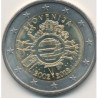 2€ Slovénie 2012 - 10 ans euro