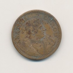 Jeton - Anatole Durow - Premier Clown Russe - bronze - 23mm - TTB+