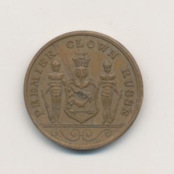 Jeton - Anatole Durow - Premier Clown Russe - bronze - 23mm - TTB+ 2
