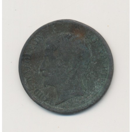 Médaille - Louis Napoléon - Voyage du midi à Niort - 1852 - cuivre - 24mm - TB