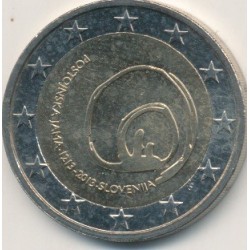 2€ Slovénie 2013 - 800e anniversaire découverte grotte de postojna