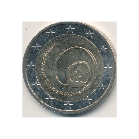 2€ Slovénie 2013 - 800e anniversaire découverte grotte de postojna