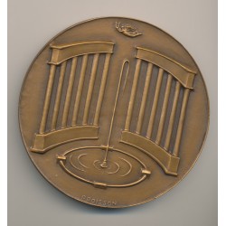 Médaille - Maurice Ravel - 1875-1937 - P.Poisson - bronze - 81mm - TTB+ 2