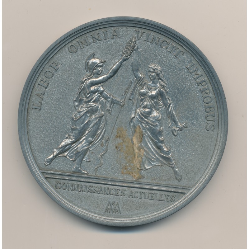 Médaille - Jean Baptiste Colbert - étain - 80mm - TTB