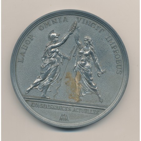 Médaille - Jean Baptiste Colbert - étain - 80mm - TTB