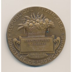Médaille - Associations agricoles - J.Lagrange - bronze - 50mm - TTB+ 2