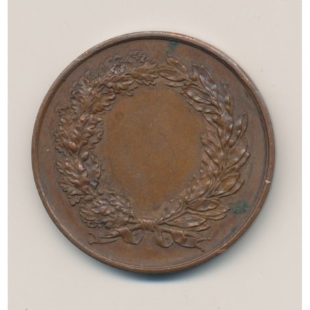Médaille - Comice agricole Tours - cuivre - 40mm - TTB