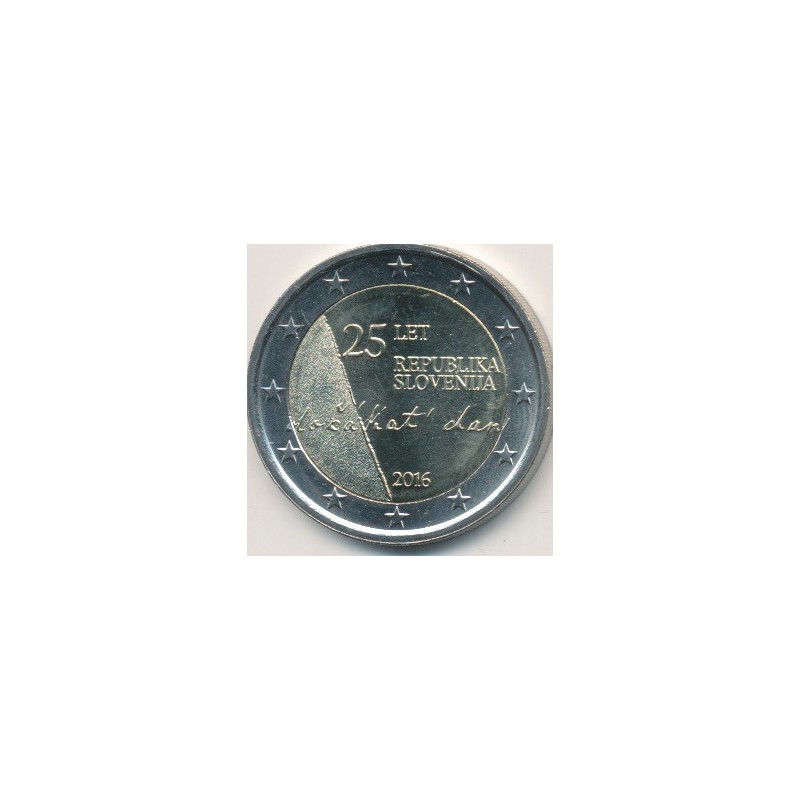 2€ Slovénie 2016 - 25e anniversaire indépendance république