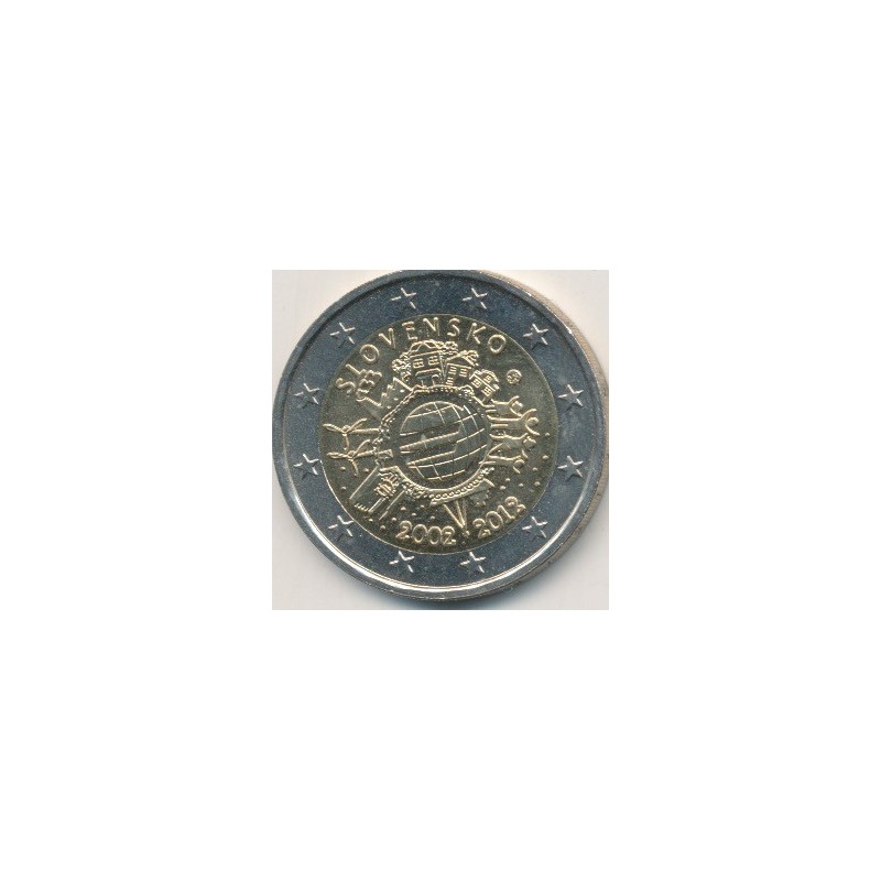 2€ Slovaquie 2012 - 10 ans euro