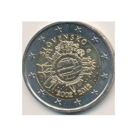 2€ Slovaquie 2012 - 10 ans euro