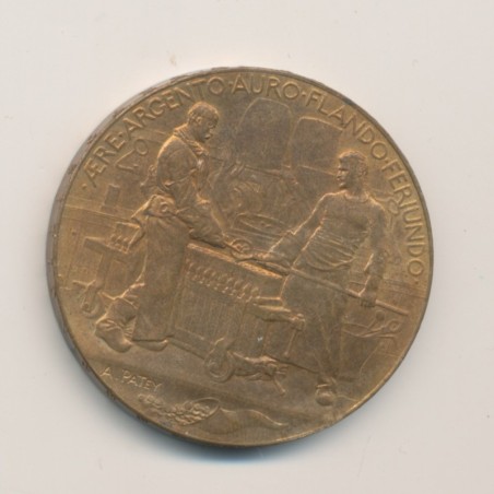 Médaille - Monnaie de Paris - Souvenir Exposition 1900 - Bronze - 38mm - TTB+