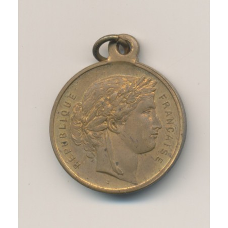 Médaille - A.Thiers - Président de la république - laiton - 23mm - SUP