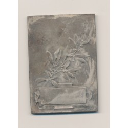 Plaquette - Escrime - bronze argenté - A.B - TTB 2