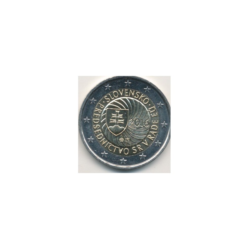 2€ Slovaquie 2016 - Présidence Slovaque à l'UE