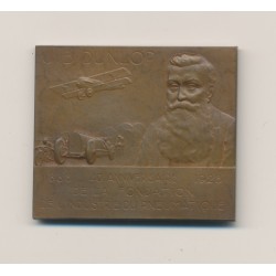 Plaquette - 40e anniversaire fondation Dunlop - 1888-1928 - avec boite d'origine - bronze - TTB+