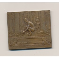 Plaquette - 40e anniversaire fondation Dunlop - 1888-1928 - avec boite d'origine - bronze - TTB+ 2