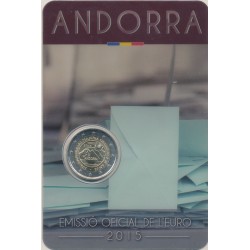 2€ Andorre 2015 - 25e anniversaire accord douanier