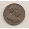 Médaille - Henri IV et Louis XVIII - bronze - 33mm - TTB+