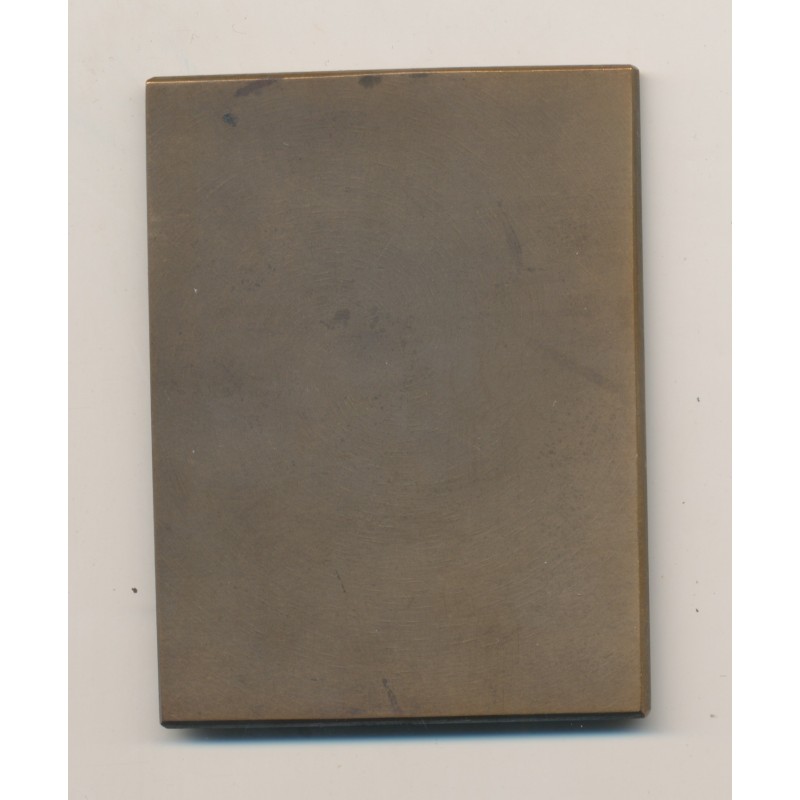 Plaquette - Emile Combes - 1903 - par Prudhomme - bronze - TTB+