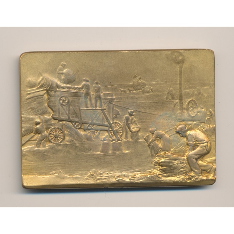 Plaque - Thème Agriculture - bronze - TTB+
