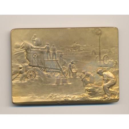 Plaque - Thème Agriculture - bronze - TTB+