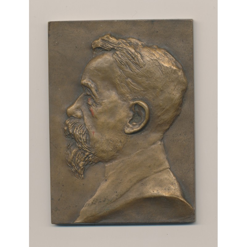 Plaquette - Samuel Gout - 1861-1924 - bronze - TTB