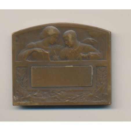 Plaquette - Thème Travail - bronze - par Blin - TTB
