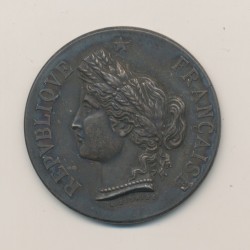Médaille - Exposition horticole et florale - Angoulême 1885 - argent - 37mm - TTB