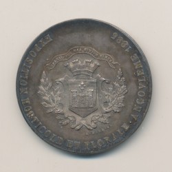 Médaille - Exposition horticole et florale - Angoulême 1885 - argent - 37mm - TTB 2