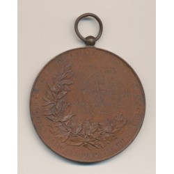 Médaille - Concours de danse - 1897 - Tours - bronze - 62mm - TTB 2