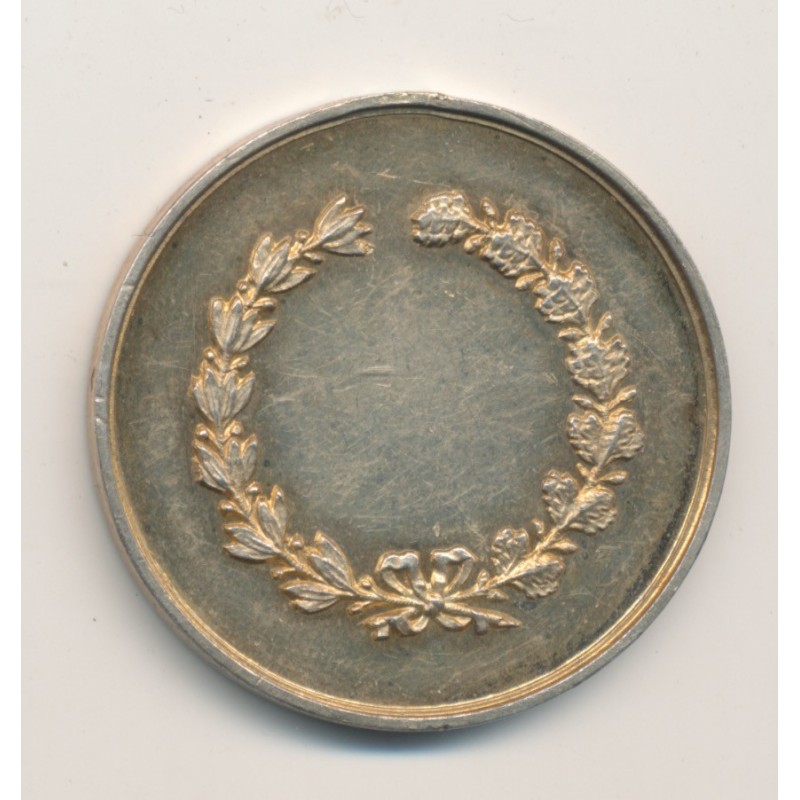 Médaille - déesse assise - vermeil 15g - 37mm - TB