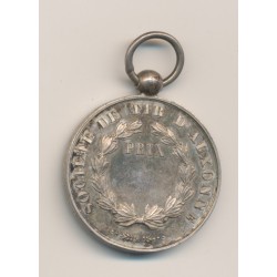 Médaille - Société de Tir - Auxonne (21) - argent - 33mm - TTB+ 2