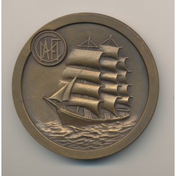 Médaille - Crédit maritime aérien et fluvial - bronze - 60mm - TTB+