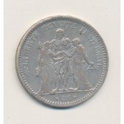 5 Francs Hercule - 1848 BB Strasbourg - argent - TB/TTB