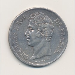 5 Francs Charles X - 1827 I Limoges - TB+/TTB