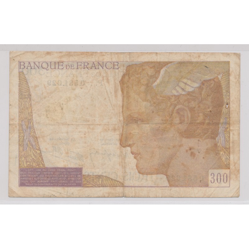300 Francs cérès - 1939 - Alphabet P - TB - N°0.581.029