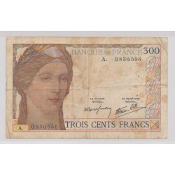 300 Francs cérès - 1938 - Alphabet A - TB - N°0.830.556