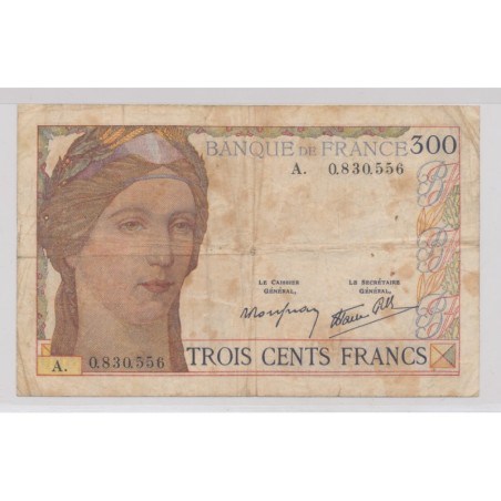 300 Francs cérès - 1938 - Alphabet A - TB - N°0.830.556