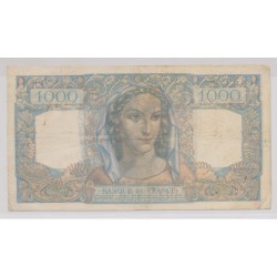 1000 Francs Minerve et hercule - 23.08.1945 - TTB 2